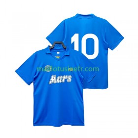 Maillot de Foot SSC Naples 10 1989 Domicile Retro 1988
